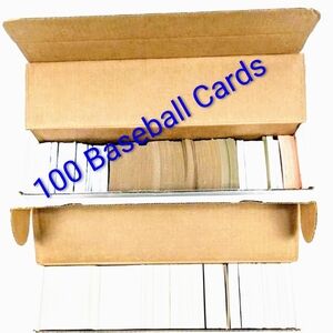Topps Baseballs Card Collection Box Lot of 100
